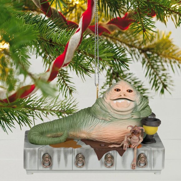 New! Star Wars Animatronic Jabba the Hutt Hallmark Keepsake Ornament 2023 - Picture 5 of 5